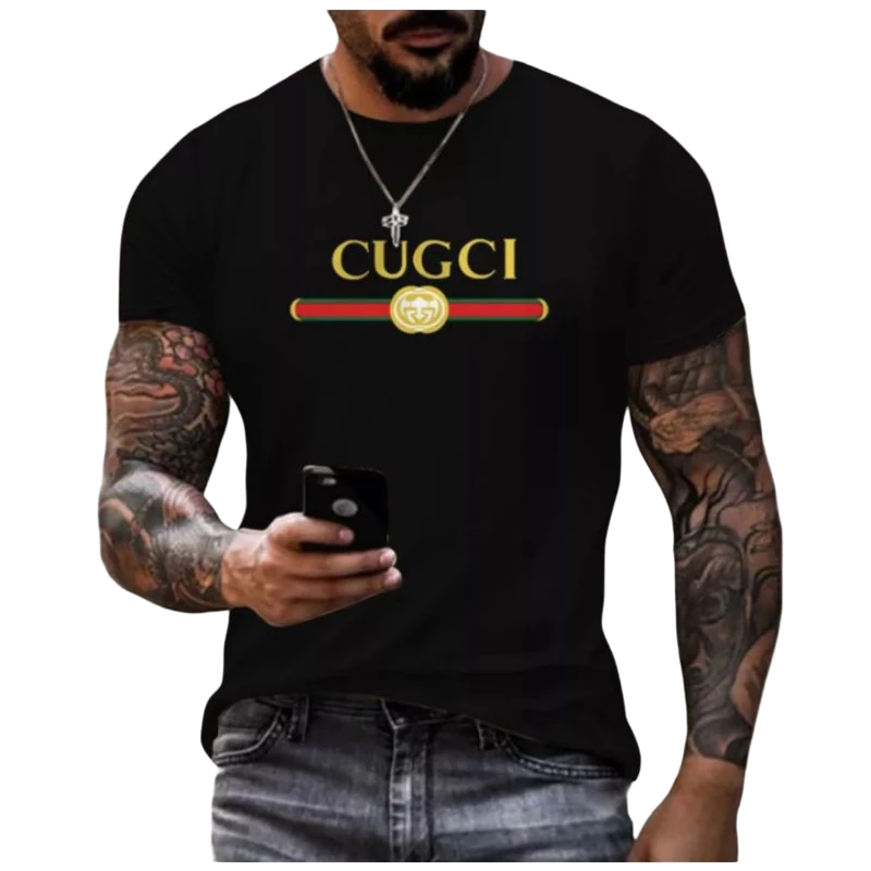 CONJUNTO GUCCI CAMISA E BERMUDA TACTEL MASCULINA