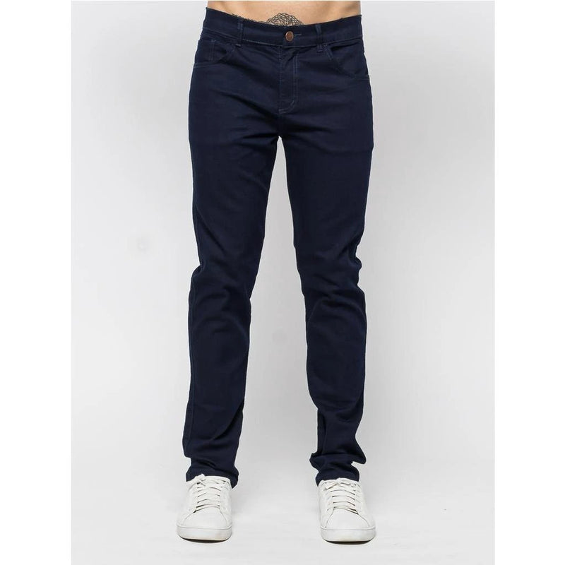 CALÇAS SARJA SLIM FIT MASCULINO