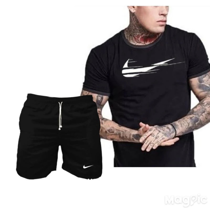 CONJUNTO NIKE CAMISA E BERMUDA TACTEL MASCULINA