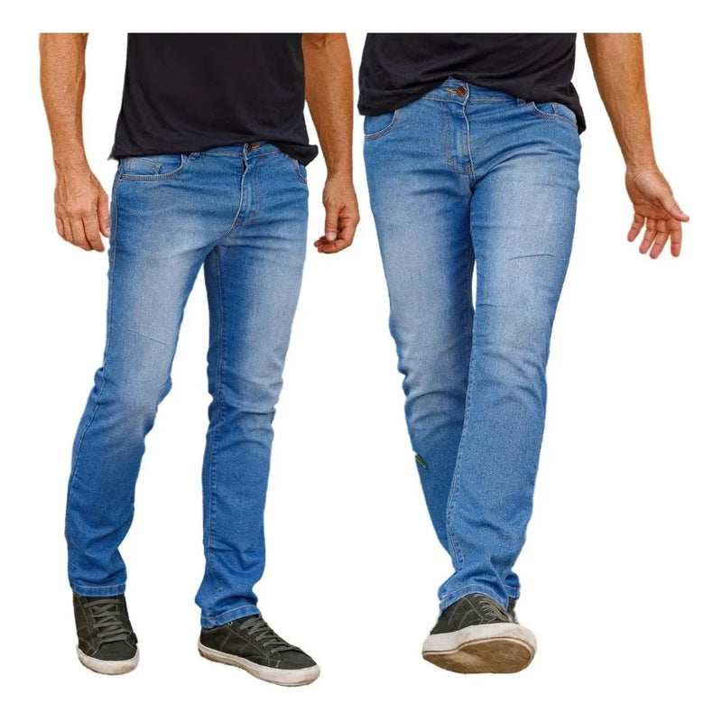 CALÇA JEANS MASCULINA SLIM LYCRA