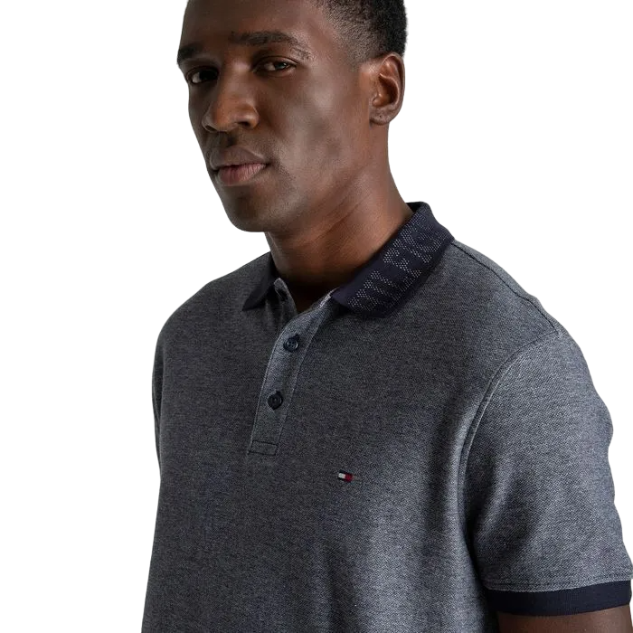 CAMISETA POLO MASCULINA TOMMY HILFIGER GOLA MONOTYPE REGULAR FIT