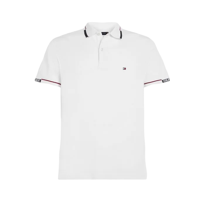 CAMISETA POLO MASCULINA PUNHO HILFIGER SLIM