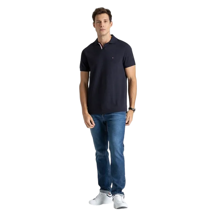 CAMISETA POLO MASCULINA TOMMY HILFIGER GOLA V REGULAR FIT