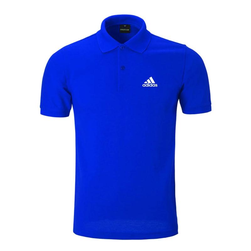 CAMISETA POLO MASCULINA RESPIRÁVEL ADIDAS