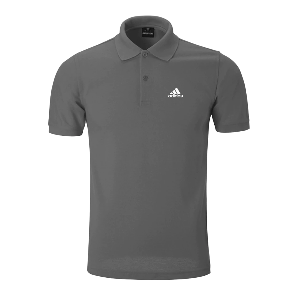 CAMISETA POLO MASCULINA RESPIRÁVEL ADIDAS