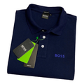 CAMISETA POLO MASCULINA HUGO BOSS MONOCROMÁTICA