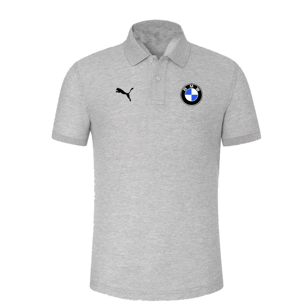 CAMISETA POLO MASCULINA BMW CORRIDA