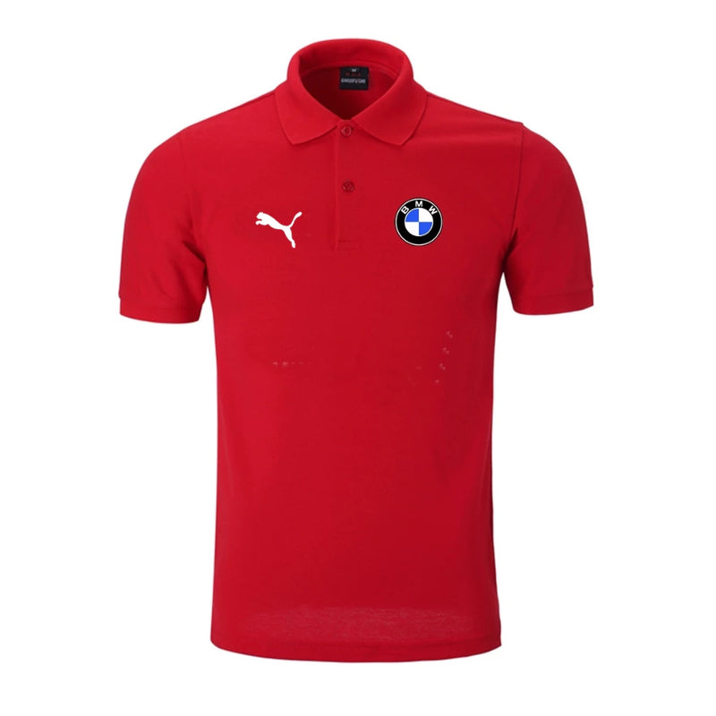 CAMISETA POLO MASCULINA BMW CORRIDA