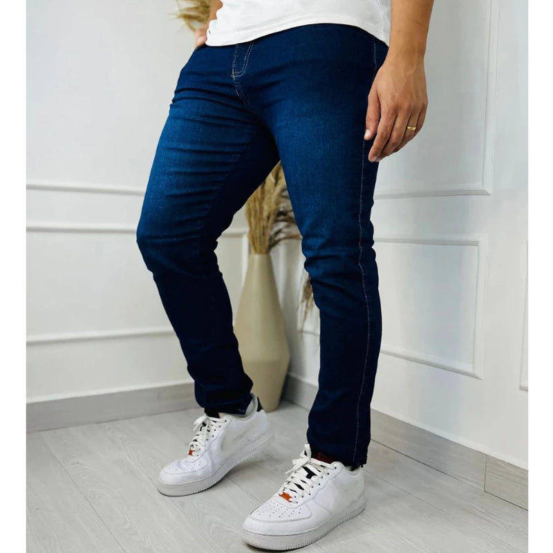 CALÇA SARJA JEANS MASCULINA SPORT FINO