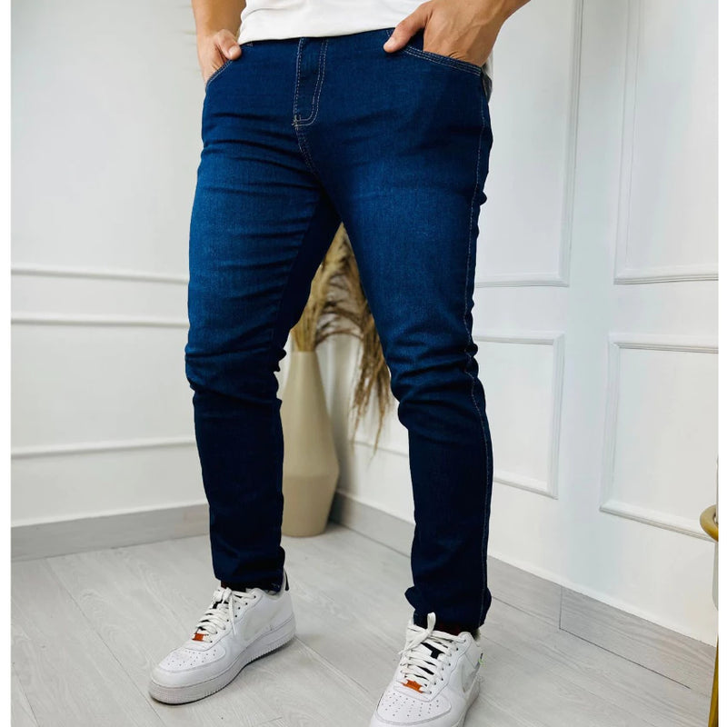 CALÇA SARJA JEANS MASCULINA SPORT FINO