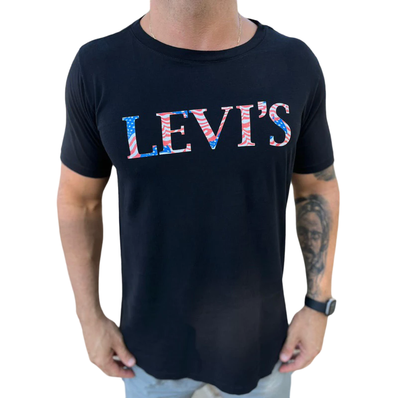 CAMISA MASCULINA LEVI'S EDIÇÃO AMÉRICA