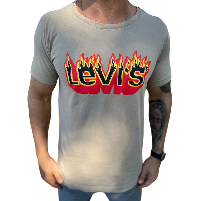 CAMISA MASCULINA LEVI'S EDIÇÃO FIRE