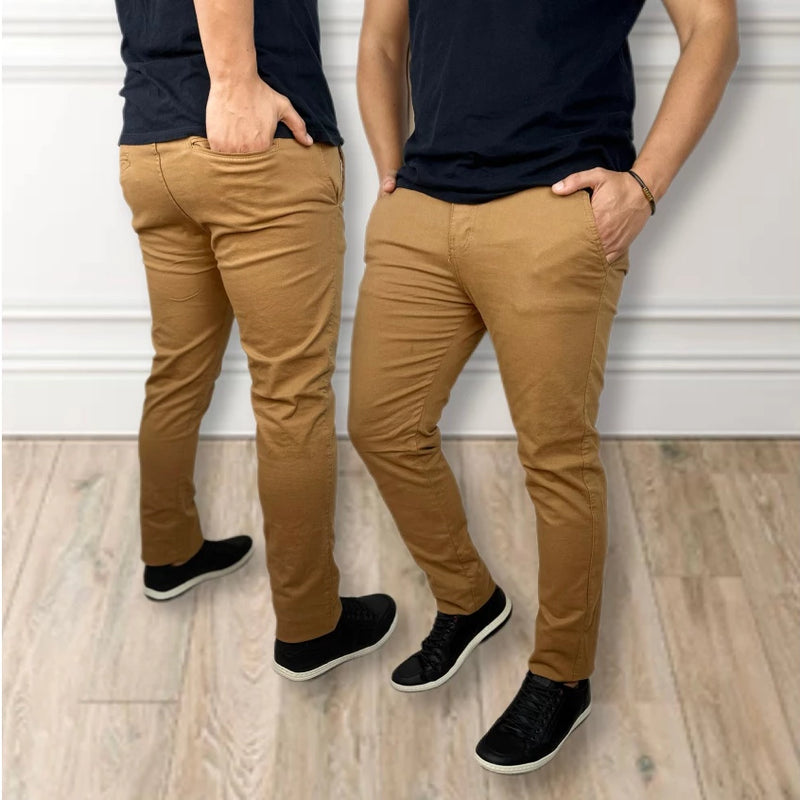 CALÇA SARJA JEANS MASCULINA SPORT FINO