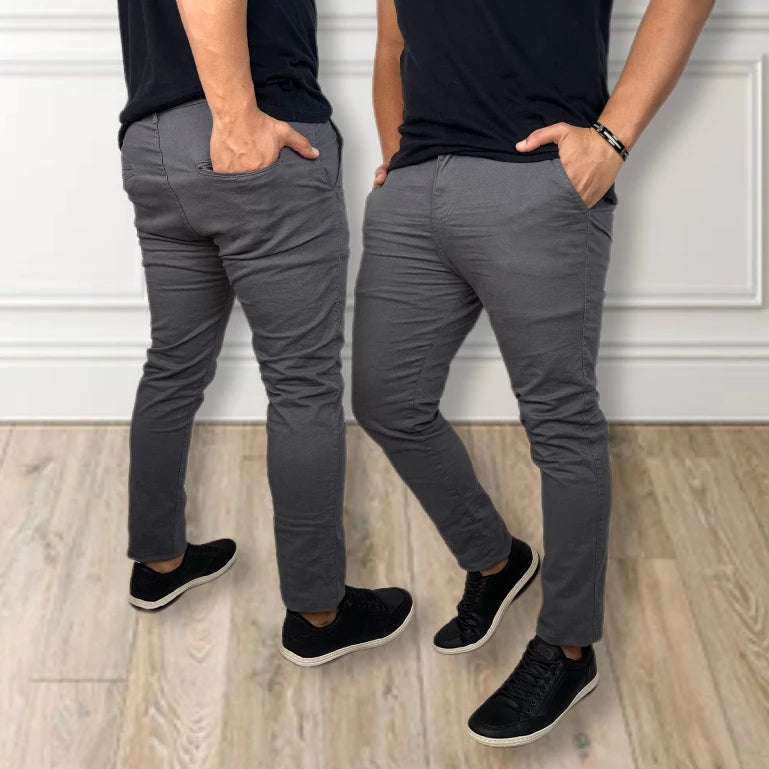 CALÇA SARJA JEANS MASCULINA SPORT FINO