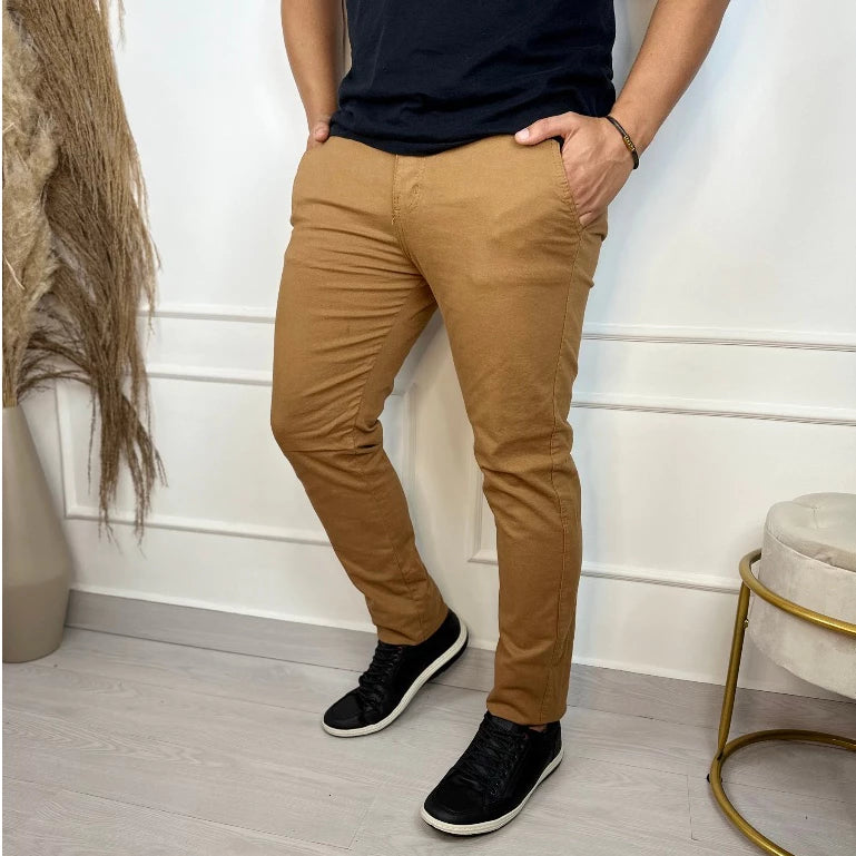 CALÇA SARJA JEANS MASCULINA SPORT FINO