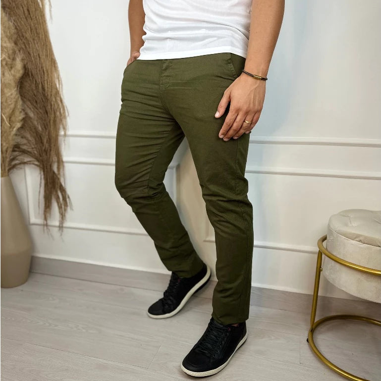 CALÇA SARJA JEANS MASCULINA SPORT FINO