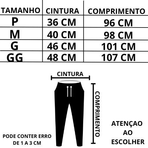 CALÇA MASCULINA JOGGER ESPORTIVA