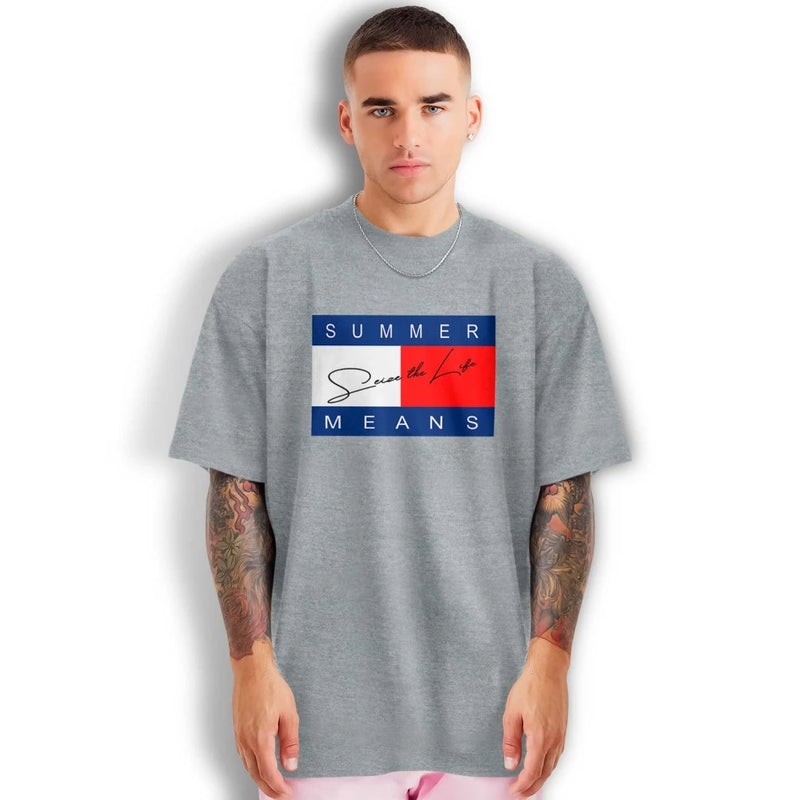 CAMISA MASCULINA TOMMY HILFIGER SUMMER MEANS