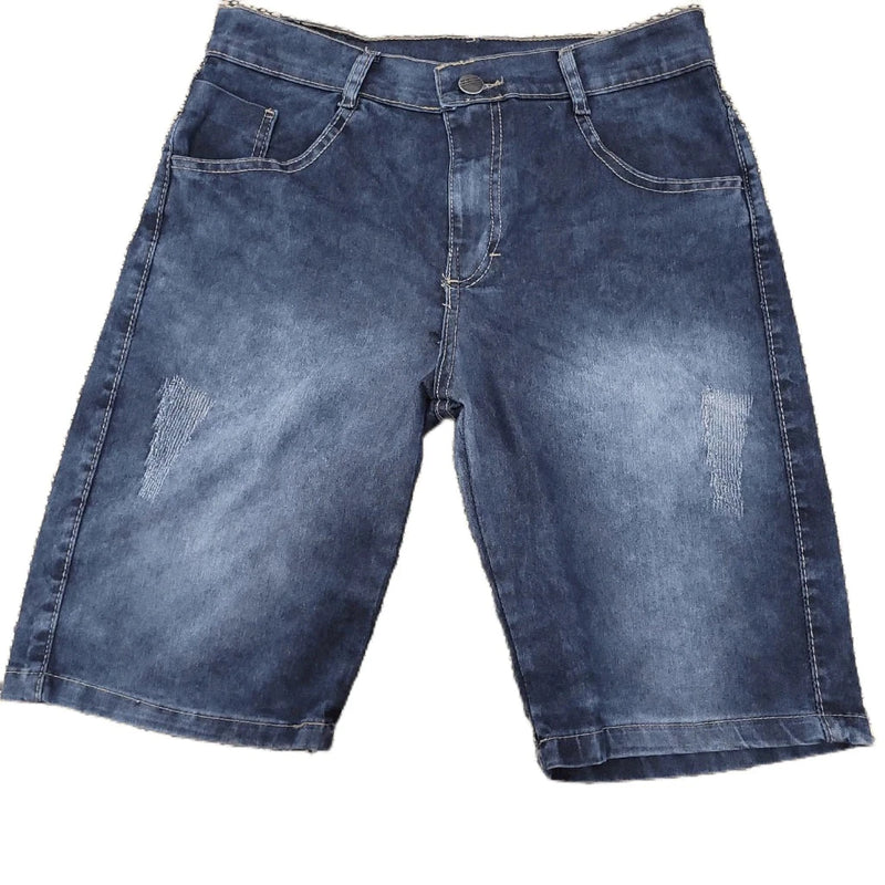 BERMUDA JEANS MASCULINA DE ELASTANO