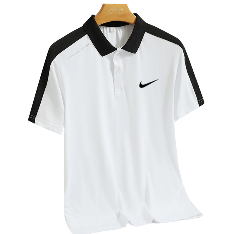 CAMISETA POLO MASCULINA NIKE DE SEDA DUAS CORES