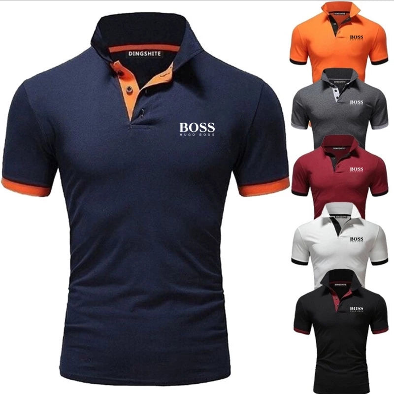 CAMISETA POLO MASCULINA HUGO BOSS CLÁSSICO VERÃO